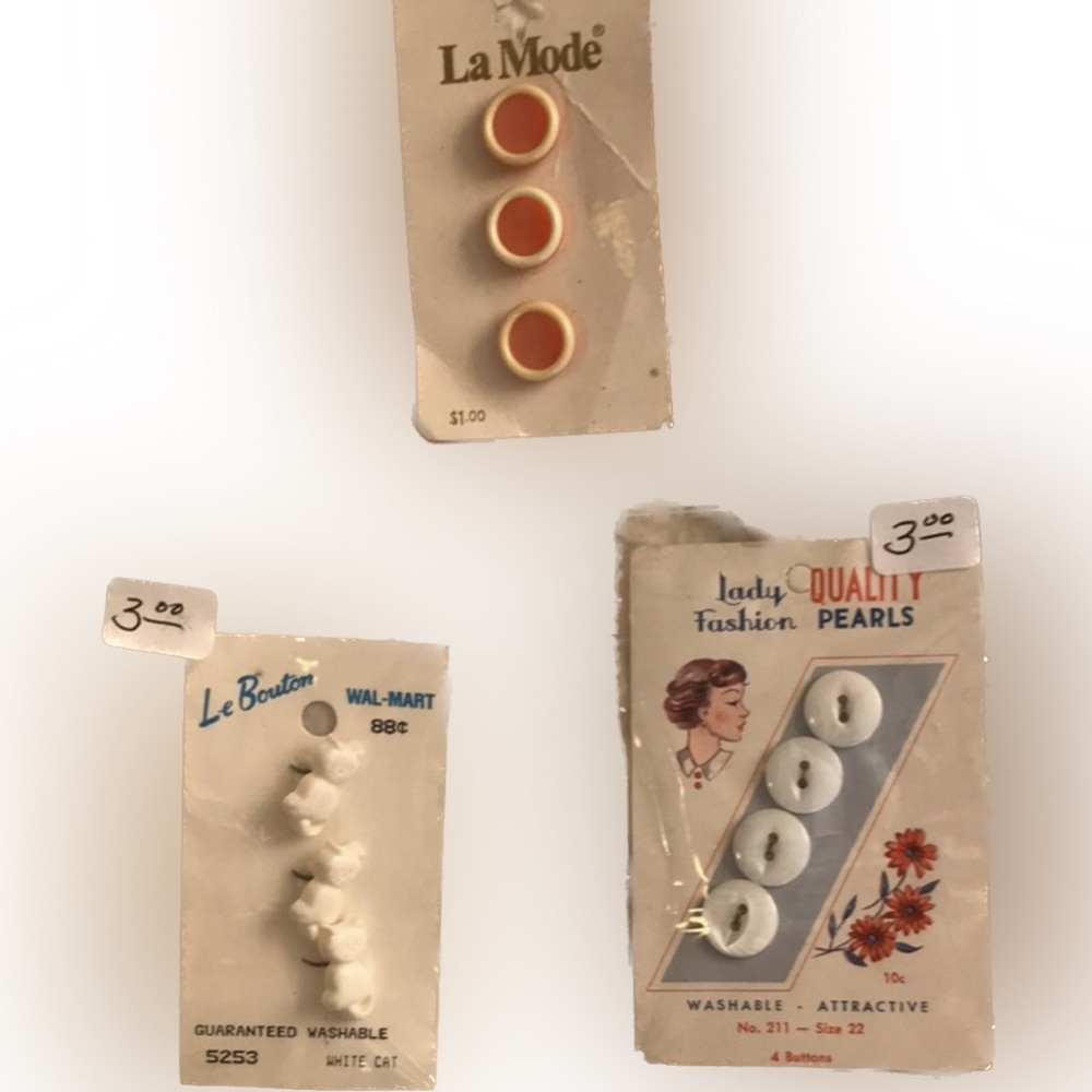 Vintage sewing buttons